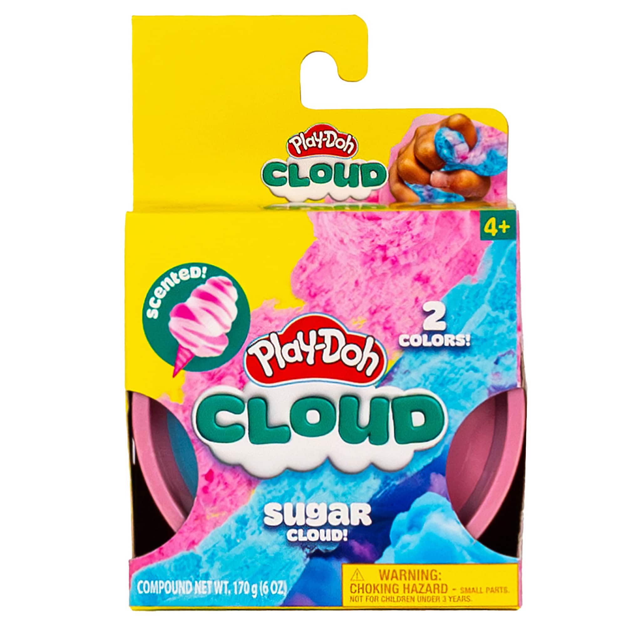 Play-Doh Cloud 2-Color Cotton Candy Scented Compounds, 2ct.